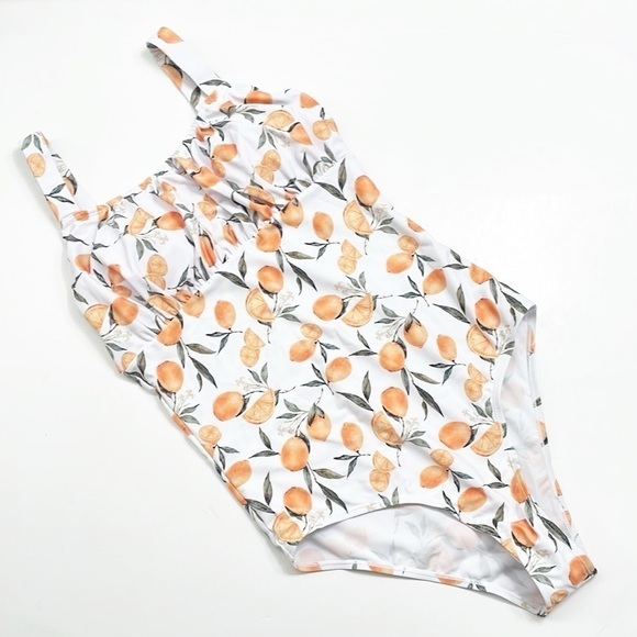 SHEIN Allover Fruit Print One Piece Swimsuit - Picture 5 of 7